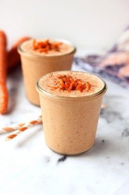 Carrot Cake Smoothie with Almond Milk Carrot Cake Smoothie with Almond Milk