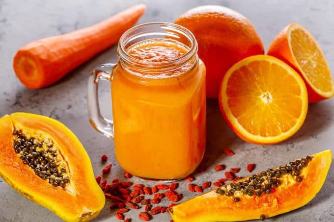 Tropical Carrot Cake Smoothie Tropical Carrot Cake Smoothie