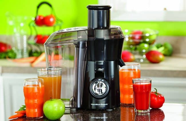 The Hamilton Beach juicer